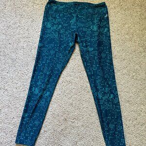 BCG Leggings by Academy - Sporty Chic Must-Have! Size Large - Turquoise